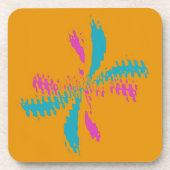 Dessous-de-verre Simple Abstrait Papillon Motif Messy Vol (Devant)
