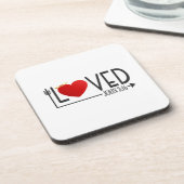 Dessous-de-verre Simple amour Bible Verse Valentine | DESSOUS DE VE (Côté gauche)