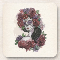 Simple Dia de los Muertos | Dessous-de-verres