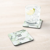 Dessous-de-verre Simple et élégant personnalisé ajouter votre nom m (Côté Droit)