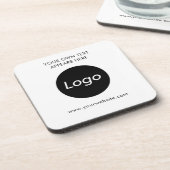 Dessous-de-verre Simple Logo Professional Company (Côté gauche)