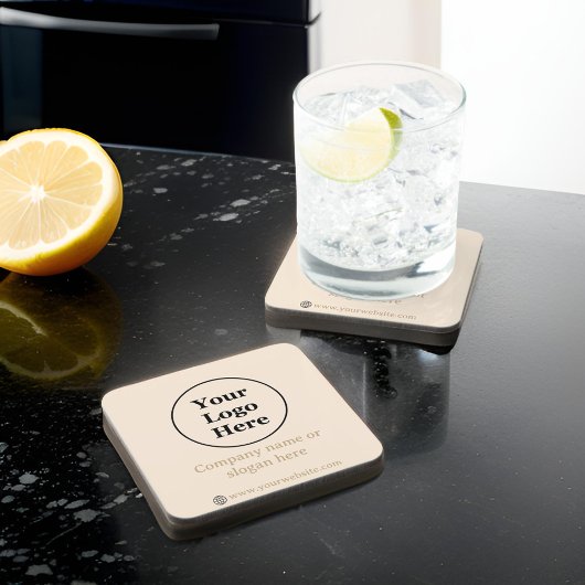 Dessous-de-verre Simple minimaliste beige