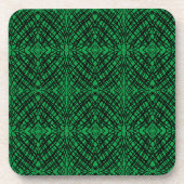 Dessous-de-verre Simple Scribble | Carreaux miroir | Vert | (Devant)