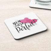 Dessous-de-verre Simple Vous Êtes Parfait Valentine | DESSOUS DE VE (Côté gauche)