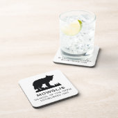 Dessous de verre simples de Mowglis (Côté Droit)