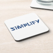 Dessous-de-verre Simplifier (Côté gauche)