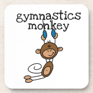 Dessous-de-verre Singe de gymnastique