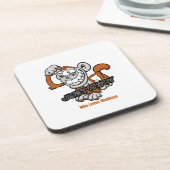 Dessous-de-verre singe juste un garçon (Côté gauche)