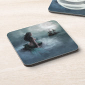 Dessous-de-verre Sirène et navire pirate (Côté gauche)