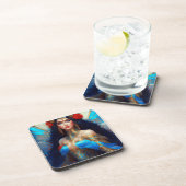 Dessous-de-verre Sirène Imaginaire Blue Water Fairy (Côté Droit)