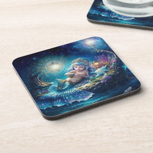Dessous-de-verre Sirène Starlight : (Côté gauche)