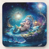 Dessous-de-verre Sirène Starlight : (Devant)
