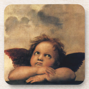Dessous-de-verre Sistine Madonna Angels par Raphael Sanzio