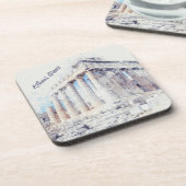 Dessous-de-verre Sites antiques Parthénon à Athènes Grèce Voyage (Côté gauche)