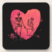 Dessous-de-verre Skeleton Love (Devant)