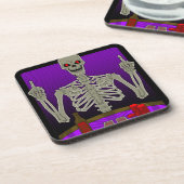 Dessous-de-verre Skeleton Poker Flip (Côté gauche)