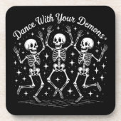 Dessous-de-verre Skeletons d'Halloween (Devant)