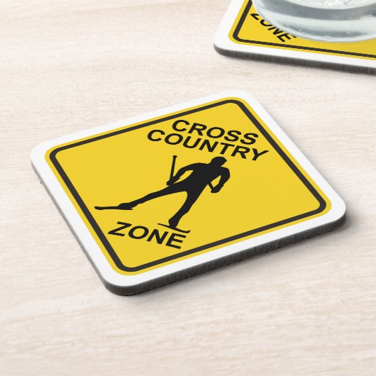 Dessous-de-verre Ski de fond (Côté gauche)