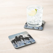 Dessous-de-verre Ski de pays croisé (Côté Droit)