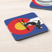 Dessous-de-verre Ski du Colorado (Côté gauche)