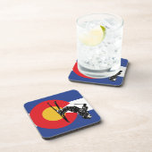 Dessous-de-verre Ski du Colorado (Côté Droit)