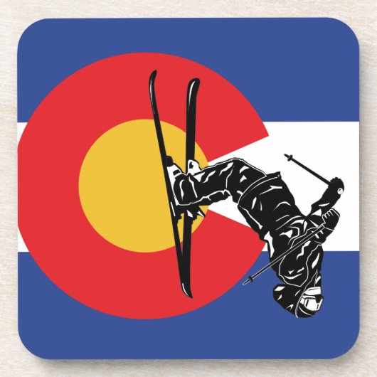 Dessous-de-verre Ski du Colorado (Devant)
