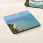 Dessous-de-verre Skyview de l'île Mackinac (Côté gauche)