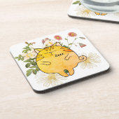 Dessous-de-verre Sleepy Ginger Cat (Côté gauche)