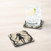 DESSOUS-DE-VERRE SLENDER MAN SEPIA LEGEND MYTH (Côté Droit)