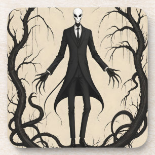 DESSOUS-DE-VERRE SLENDER MAN SEPIA LEGEND MYTH