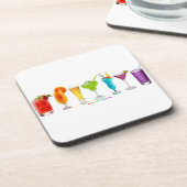 Dessous-de-verre SlipperyJoe's Cheers boire de l'alcool cocktail or (Côté gauche)