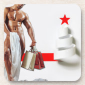 Dessous-de-verre SlipperyJoe's Christmas shopping livre blanc spira (Devant)