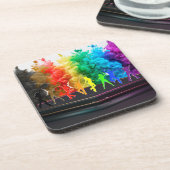 Dessous-de-verre SlipperyJoe's Dancing Pride Shadows cadeaux gay ar (Côté gauche)