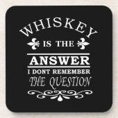 Dessous-de-verre slogan de whisky (Devant)