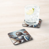 Dessous-de-verre Sloth Knight Fighting Dragons (Côté Droit)