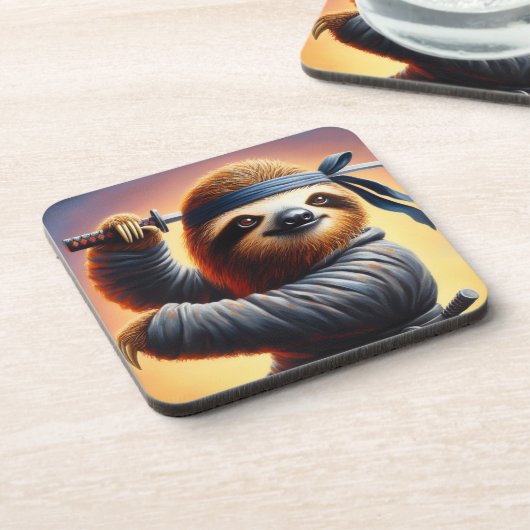 Dessous-de-verre Sloth Ninja (Côté gauche)