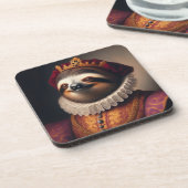 Dessous-de-verre Sloth Renaissance King (Côté gauche)