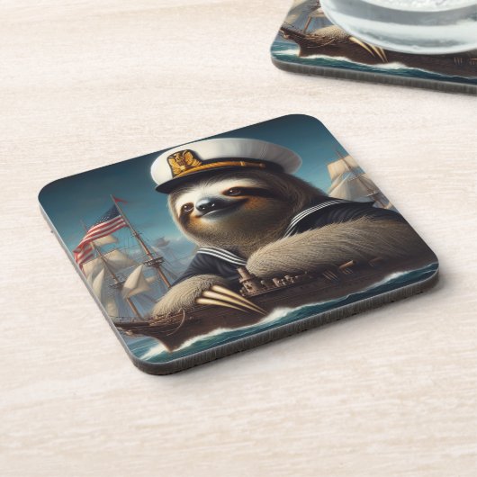 Dessous-de-verre Sloth Sailor (Côté gauche)