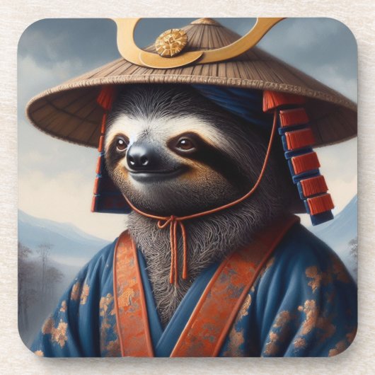 Dessous-de-verre Sloth Samurai (Devant)