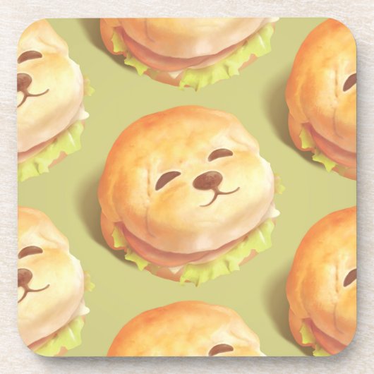 Dessous-de-verre Smile Dog Burger (Devant)