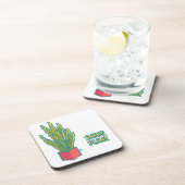 Dessous-de-verre Snake plant Pixelart, Pixel Art (Côté Droit)