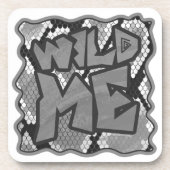 Dessous-de-verre Snake Yellow et Gold Print (Devant)