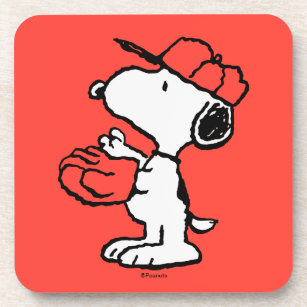 Dessous-de-verre Snoopy Varsity Sports Baseball