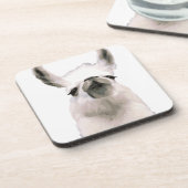Dessous-de-verre Snooty Snobby Llama personnalisé (Côté gauche)