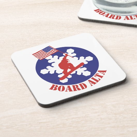 Dessous-de-verre Snowboard Alta (Côté gauche)