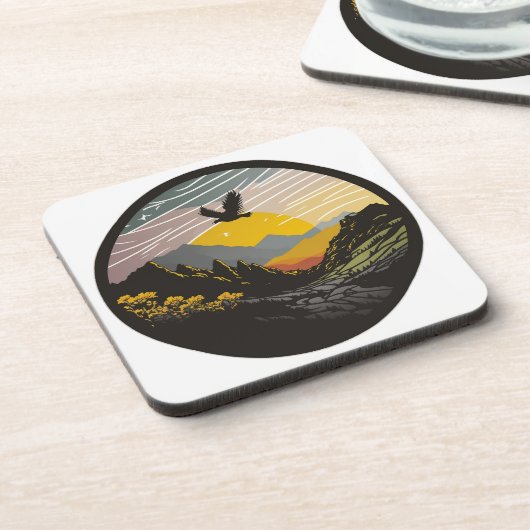 Dessous-de-verre Snowdonia (Côté gauche)