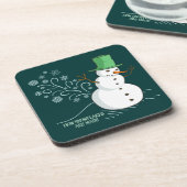 Dessous-de-verre Snowman Farts Snowflics (Côté gauche)