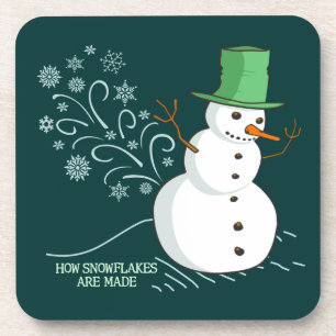 Dessous-de-verre Snowman Farts Snowflics