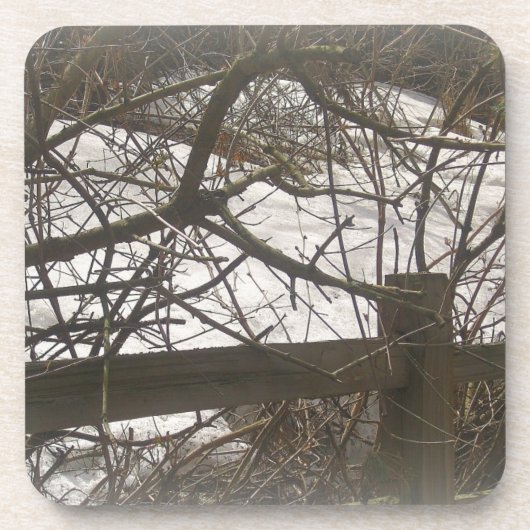 Dessous-de-verre Snowy Woods (Devant)