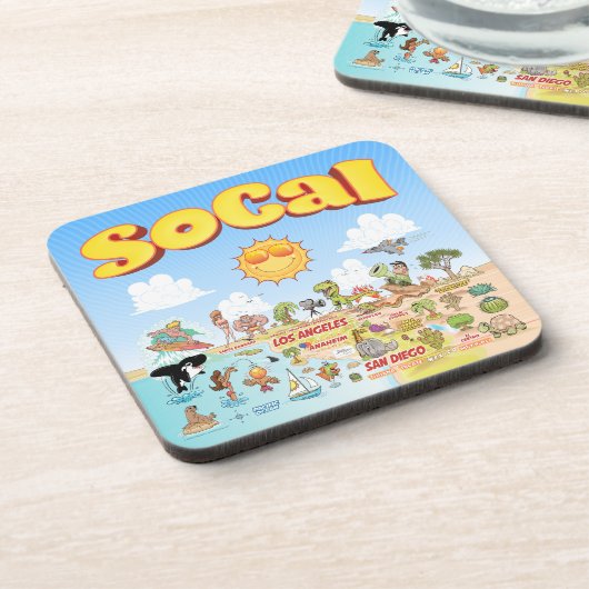 Dessous-de-verre SoCal mou (Côté gauche)